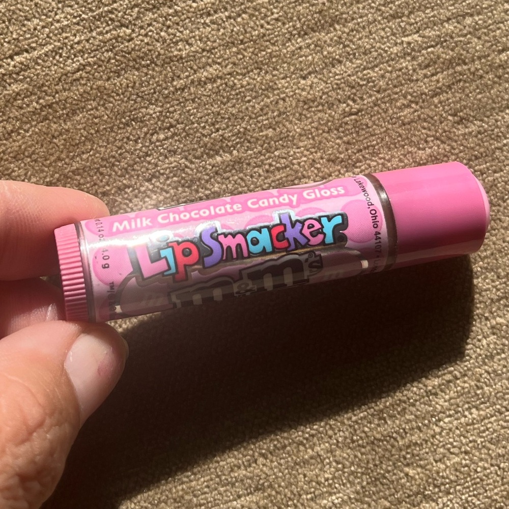 Y2K Bonne Bell Lip Smackers M&M milk chocolate chapstick HTF *RARE* discontinued